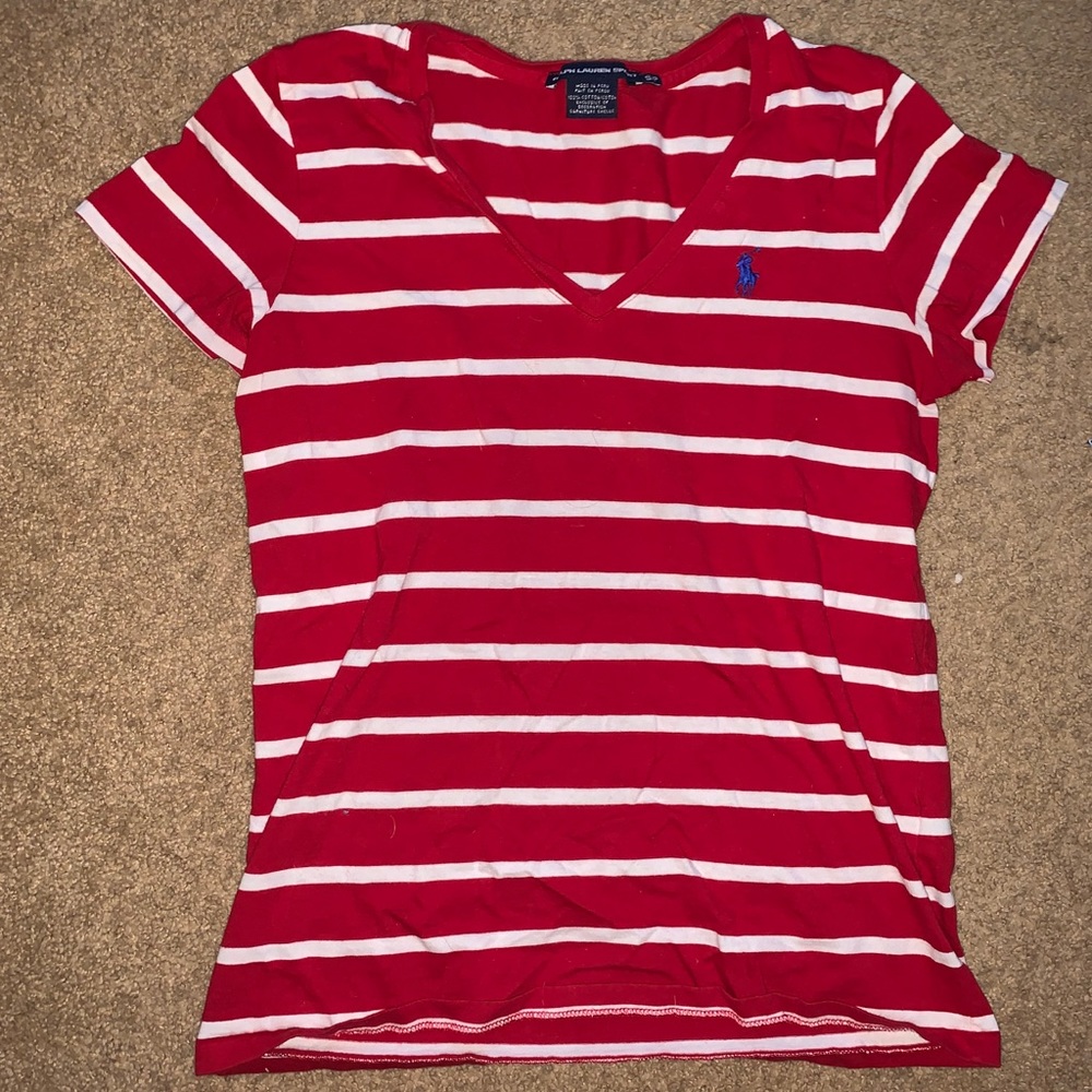 Striped Polo Tee